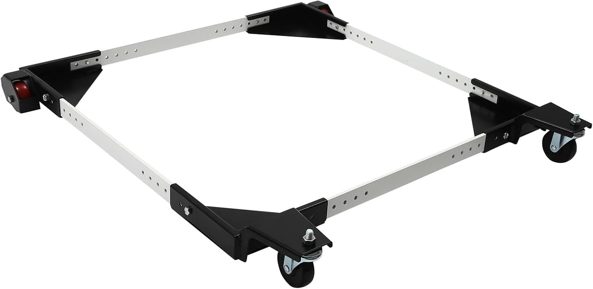 Undercat Mobile Base, Heavy Duty Universal Mobile Base, 1200 lbs Load Capacity, Adjustable Mobile Base from 23.8' x 23.8' to 34.15' x 34' for Mobilizing Small Mechanical Equipment, Home Appliances