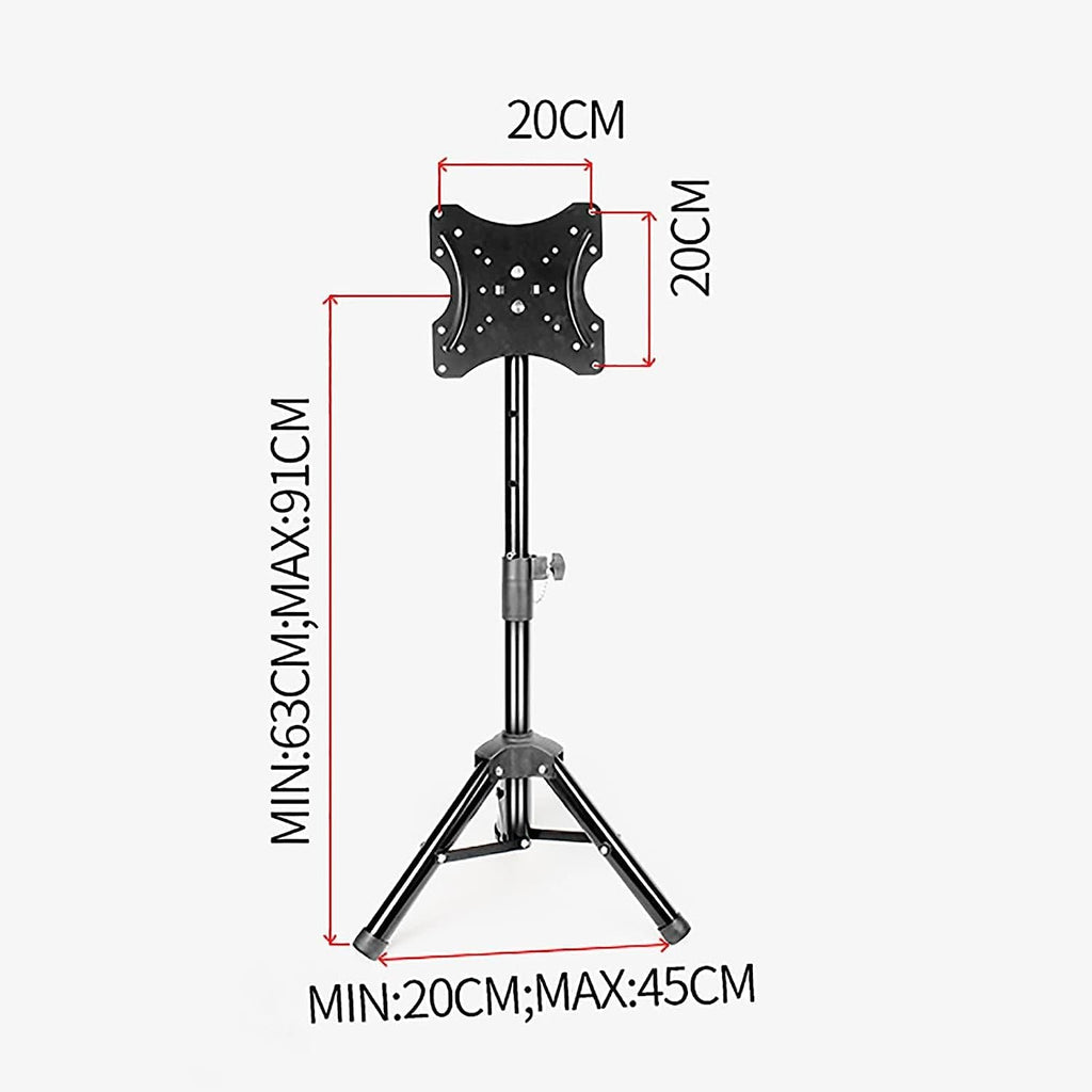 Universal TV Stand Multifunction Table Top TV Stand, 360° Swivel and Height Adjustable Tabletop TV Base, Fits 20-32inch Low Profile TVs, Max VESA 200x200mm TV Mount TV Stand