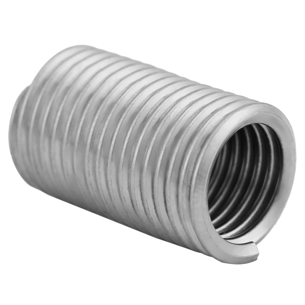 50pcs M6-M14 Stainless Steel 304 Wire Thread Insert, Screw Sleeve Bushing Wire Thread Repair Inserts, Thread Conversion Kit(M12x1.75x2.5D)