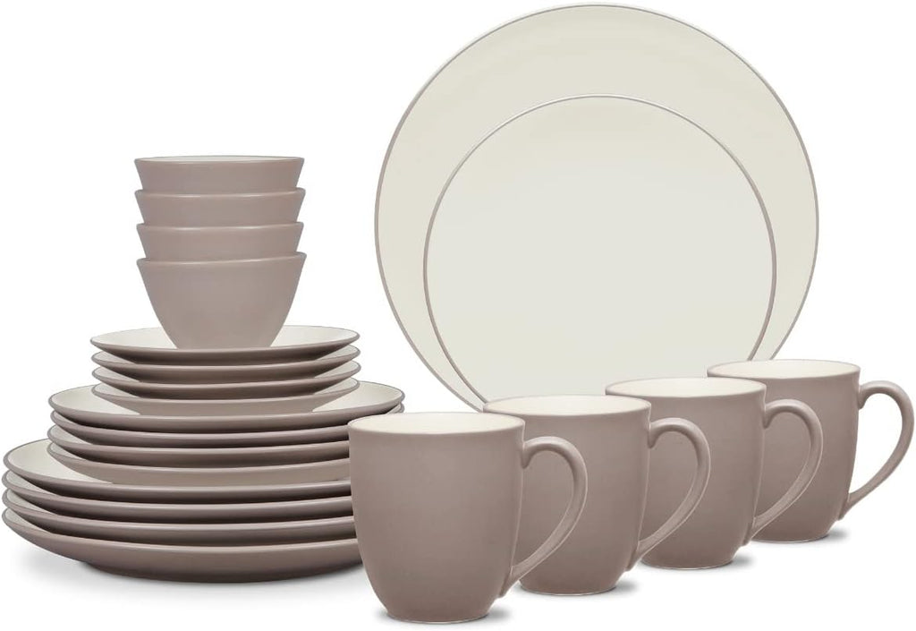 Noritake Colorwave Clay 20-Piece Dinnerware Set, Service for 4