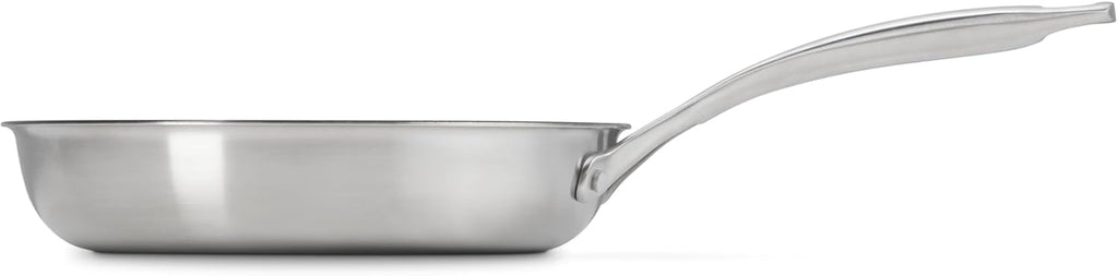 Le Creuset Essential Stainless Steel Non-Stick Shallow Round Frying Pan, 9.5'