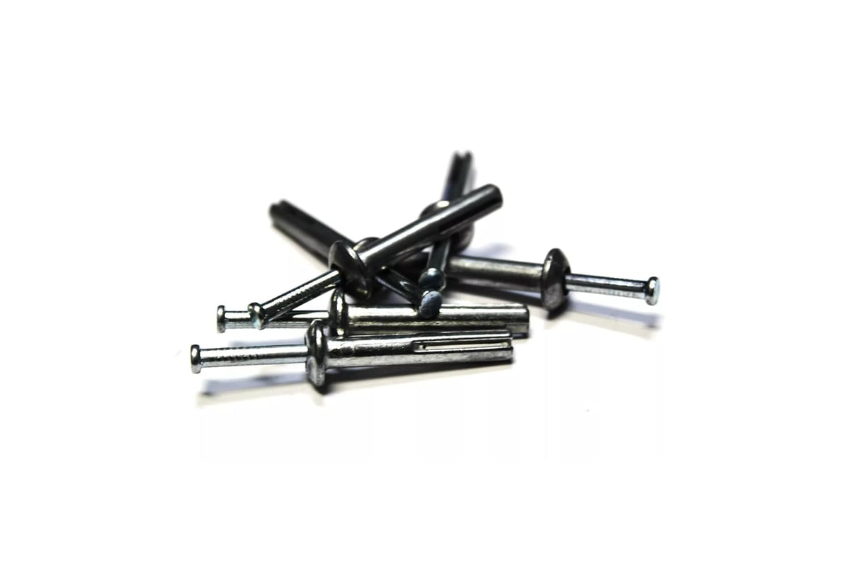 250 Pcs 1/4' X 1-1/2' Hammer Drive Concrete Anchor ZincFasteners Kit Hardware Bolts Set