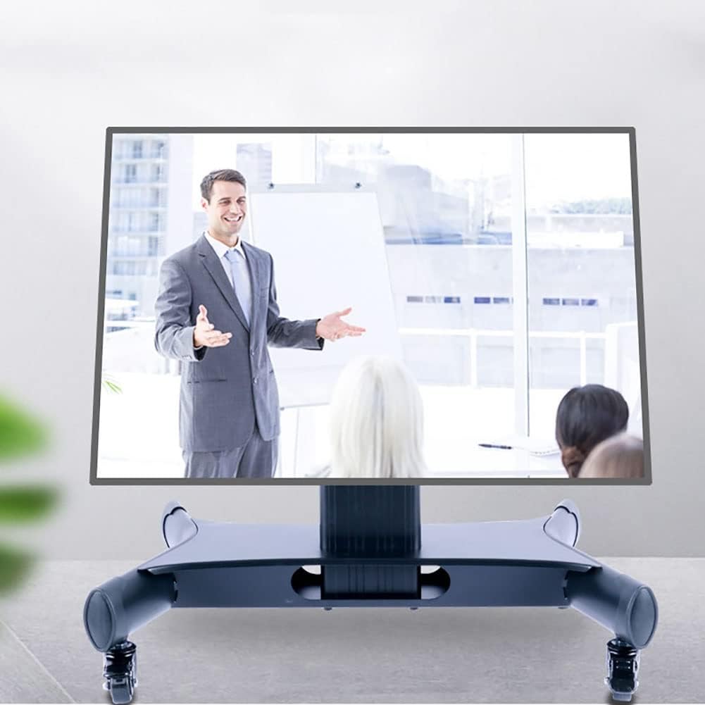 Universal TV Stand Portable TV Stand Universal Swivel TV Stand/Base Table Top TV Stand for 32 to 70 Inch TVs with 90 Degree Swivel, 4 Level Height Adjustable, Heavy Duty Tempered Glass Base, Holds Up