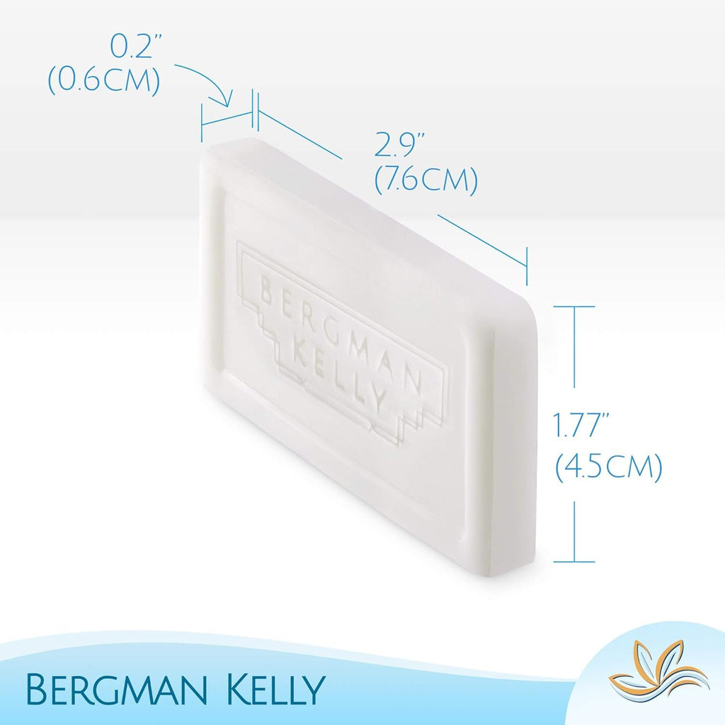 Bergman Kelly - Hotel Toiletries Bundle - Tropical Waterfall, 1 oz each, 18800 pcs - 4-Piece Set: Rectangular Bar Soap, Shampoo, Conditioner & Body Lotion (4700 each) - Bulk Mini Guest Amenities
