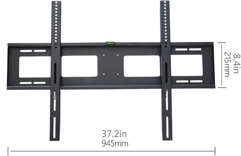 Universal Tv Stand Tv Stand Base Fixed Tv Wall Mount Bracket Wall-Mounted Tv Stand with Spirit Level and Anti-Drop Baffle Suitable for Most 60-100 Inch Tvs Up T,
