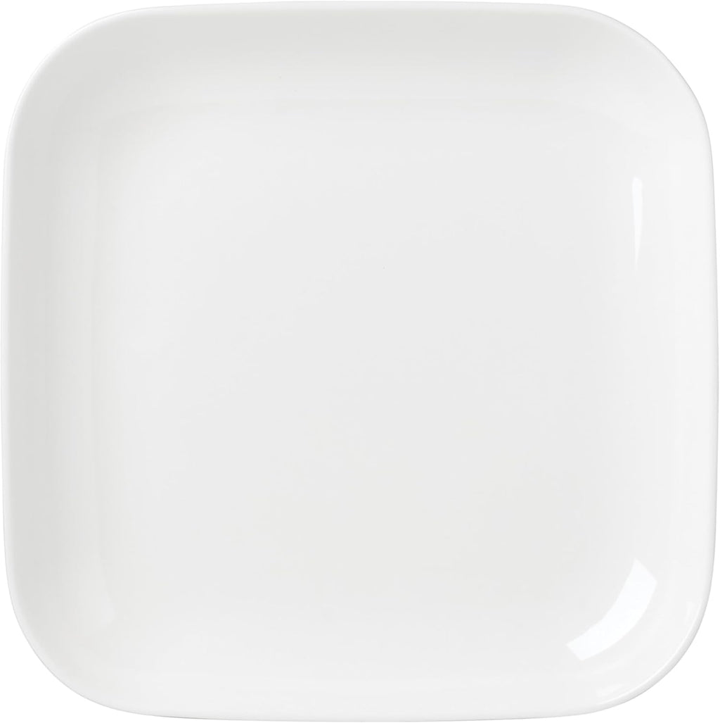 Lenox Dinnerware Set, Studio 1414 Square 12-Piece Set, Service For 4, Bone China Material, Dishwasher & Microwave Safe, Home And Kitchen, Kitchen And Dining, Plates And Bowls Sets (White, 12 Pieces)