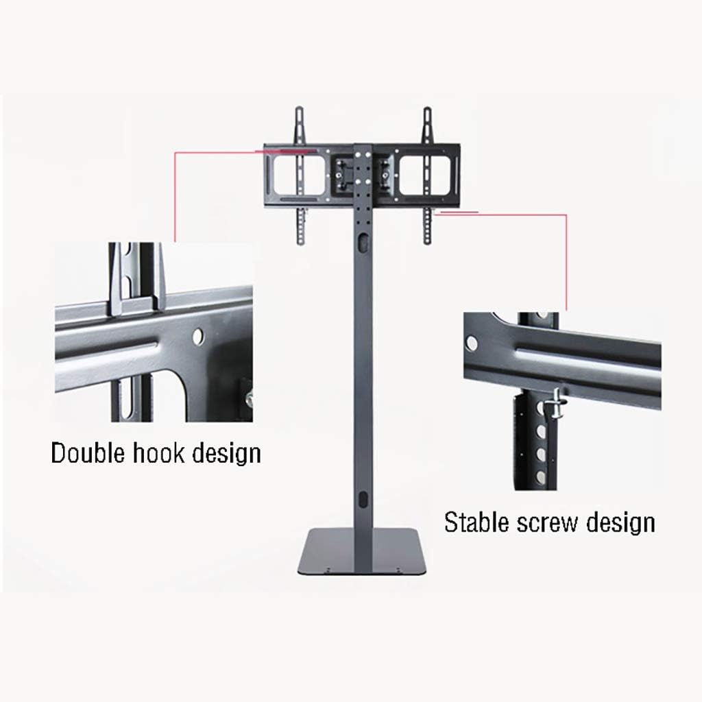 Universal TV Stand Hidden floor stand, monitor stand sub-base, floor TV hanger, mobile LCD universal cart, TV mobile stand, anti-knock arc design, upright integrated tray