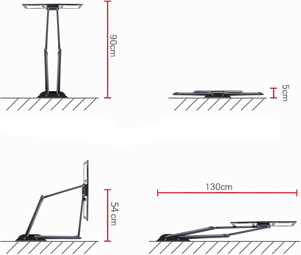 Universal TV Stand TV Stand Base Wall TV Multi-Function Hanger Full Motion TV Wall Mount Bracket Tilts Extension for Most 36-85 Inch Flat Screen TVs, Max 600x400mm Up to 176lbs Tv