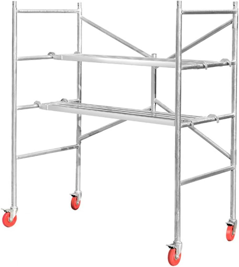 Casters Mobile Scaffolding Wheel Steering Wheel Movable Shelf Screw 6 Inch Pulley Base Base Universal Wheel with Brakes(Polyurethane Wheels)