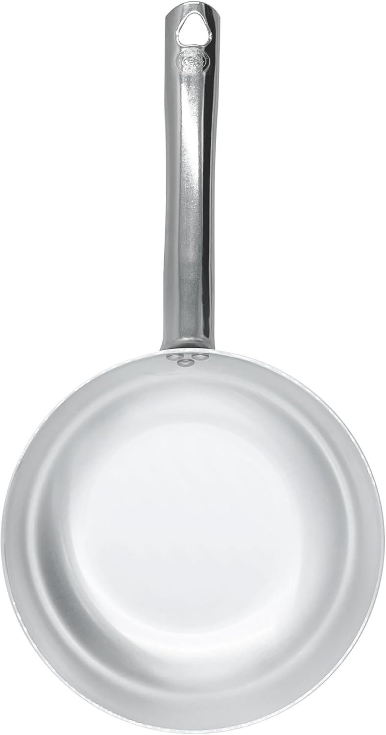 Pentole Agnelli ALMA111B32 Saute Pan, Tubular Handle, Professional Aluminum, 32 cm