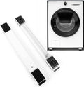 Washer Stand Base Dryer Stand, Adjustable Mini Fridge Pedestal, Universal Mobile Base with 24 Wheels for Washing Machine, 2 Pcs (White)