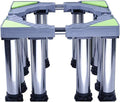 Adjustable Washing Machine Base Home Appliance Base Stand Multifunction Adjustable Drum Washing Machine Shelf Base Height 29-32cm Air Conditioner Base Universal High Rack 4/8/