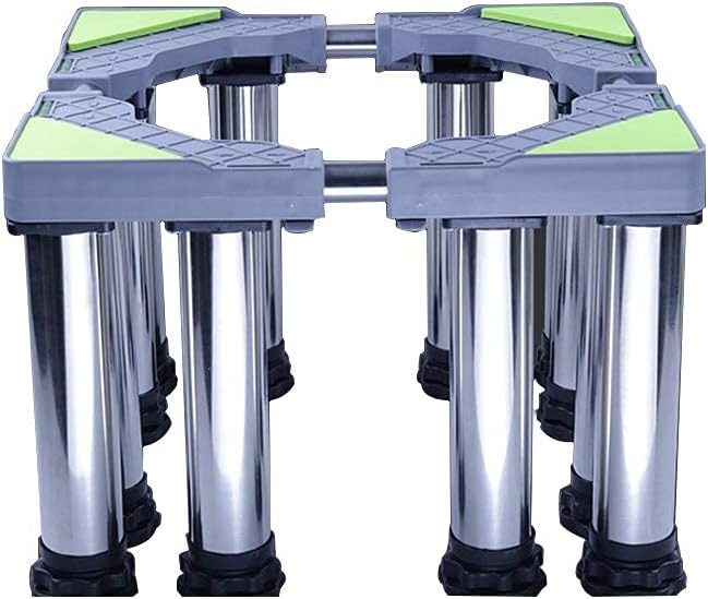 Adjustable Washing Machine Base Home Appliance Base Stand Multifunction Adjustable Drum Washing Machine Shelf Base Height 29-32cm Air Conditioner Base Universal High Rack 4/8/