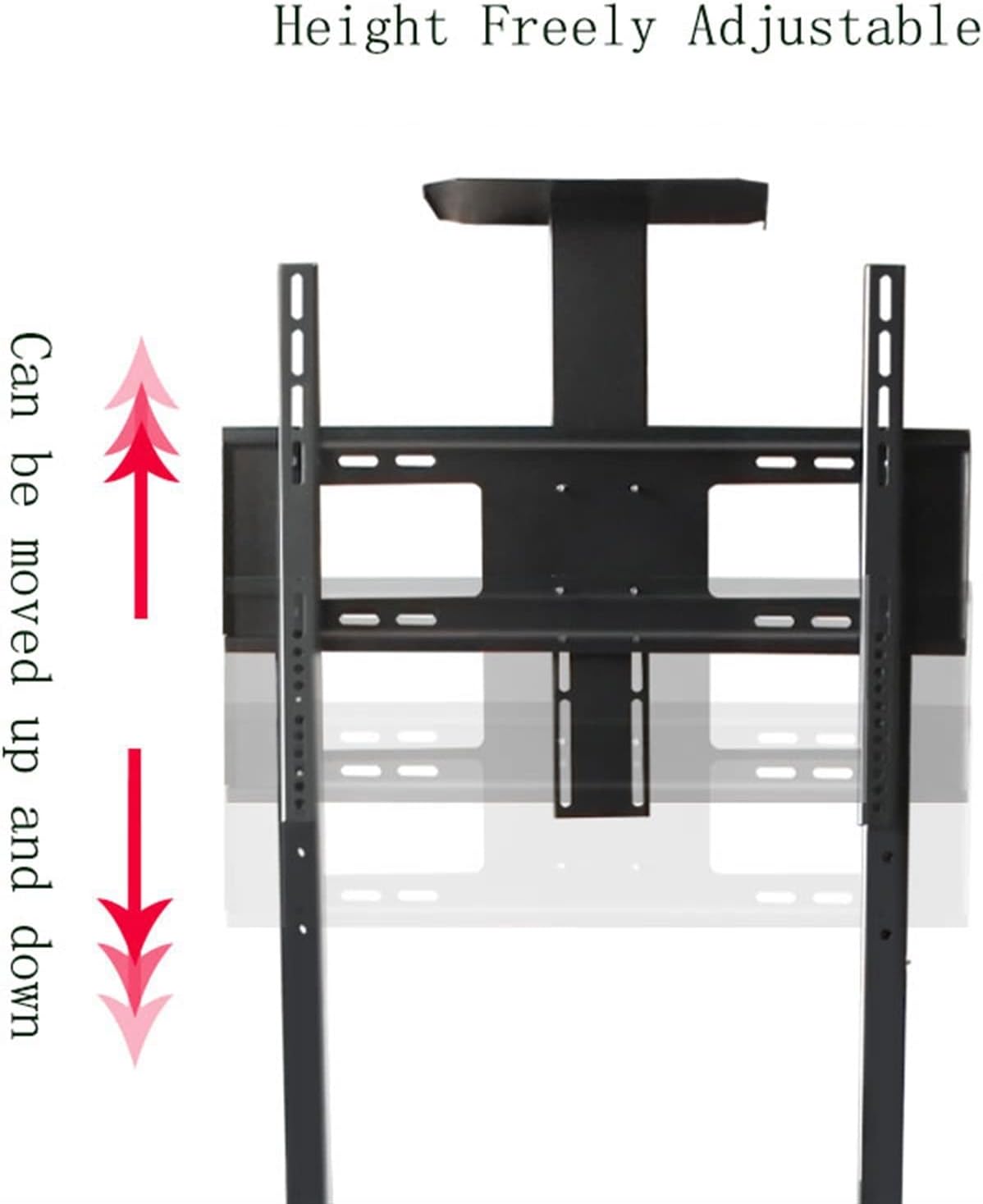 Universal TV Stand TV Stand Base TV Stand Home Floor-Standing Mobile TVs Stand Office Conference Room 32/50/65 Inch Display Stand Heavy-Duty All-in-one Cart TV Shelf Tv Stand Mount,Brass-A