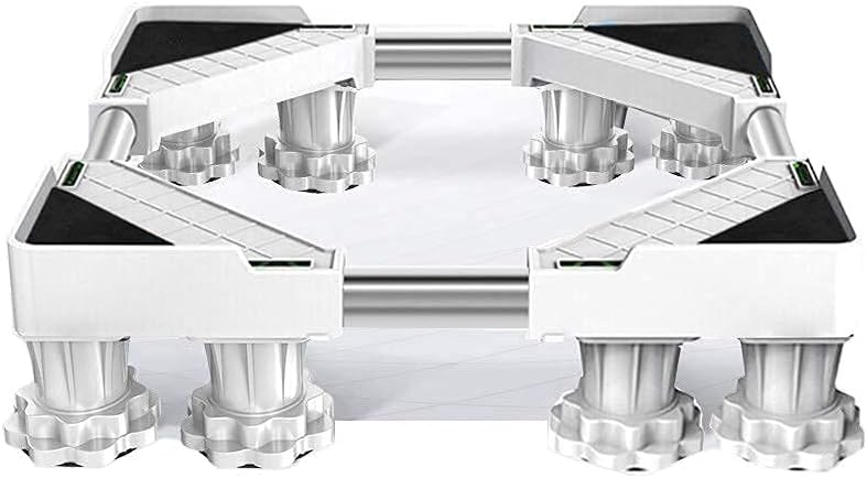 Large Outside Plant Container Base Stand Washing Machine Stand Pedestal Universal Base Fridge Stand Retactable 50-75cm Floor Trays for Roller Dishwasher ( )