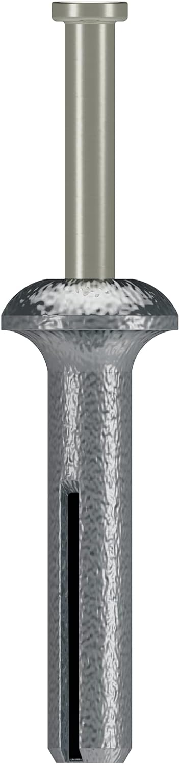 Simpson Strong-Tie ZN25114SS Zinc Nailon 1/4 in. x 1-1/4 in. Stainless-Steel Pin-Drive Anchor (100-Qty) (Pack of 5)