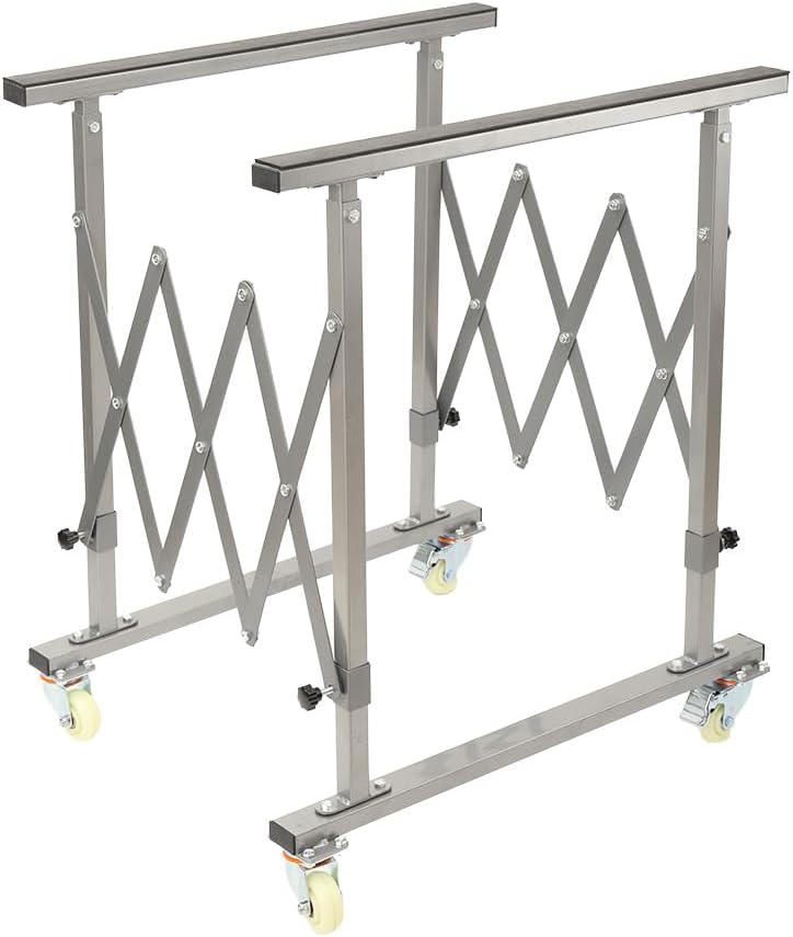 Automotive Panel Paint Stand, Mobile Telescopic Universal Paint Stand, Adjustable Mechanical Panel Paint Stand for Repairing Windshields