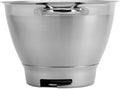 Kenwood Mixing Bowl, Stainless Steel Bowl Chef Elite Food Processor Accessories 4,6 Liter Silver