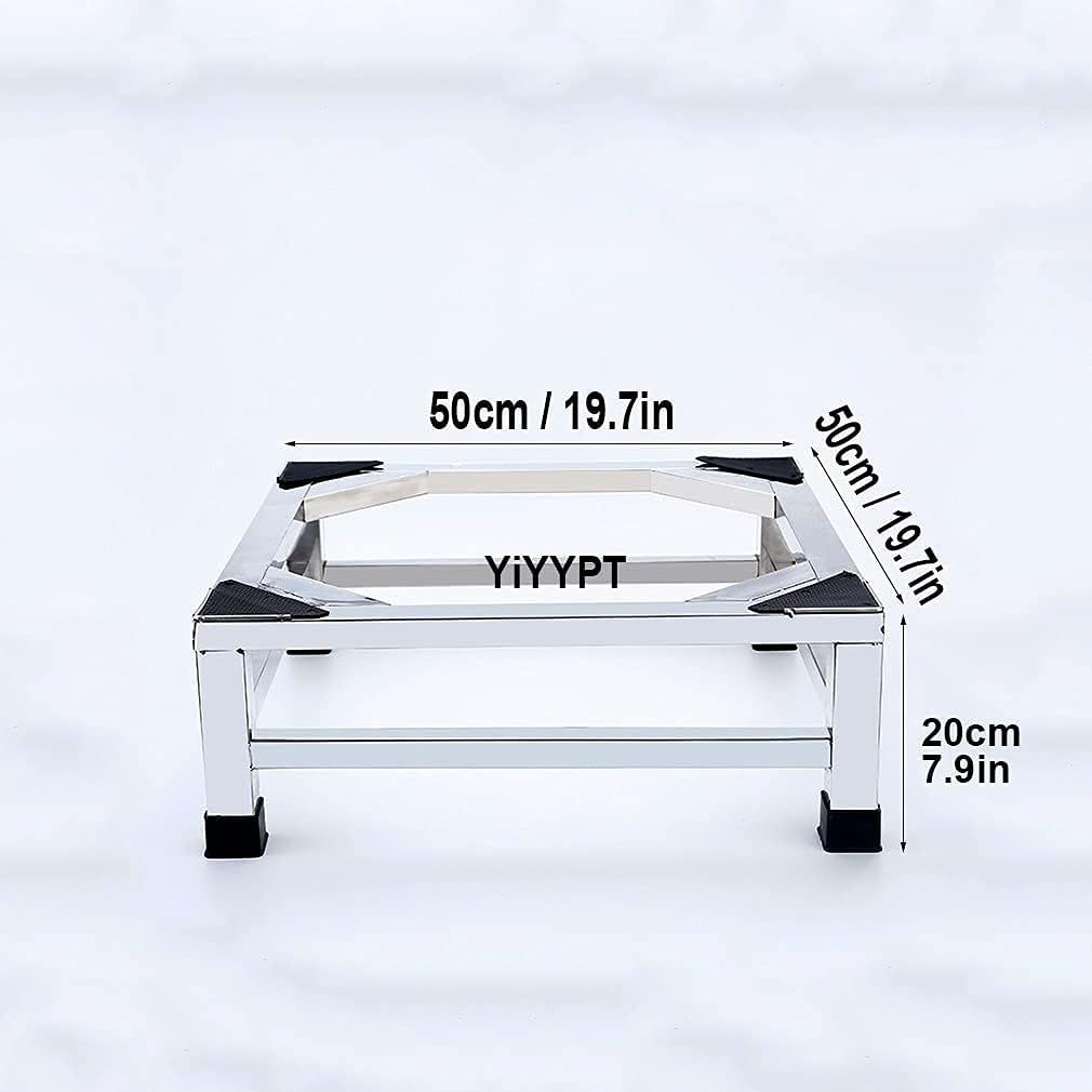 Adjustable Washing Machine Base Washing Machine Stand Base Heavy Duty 4 Legs Holder Bracket Height 15cm/20cm Universal Fridge zer Stand Base for Dryer, ice Maker, cookers,