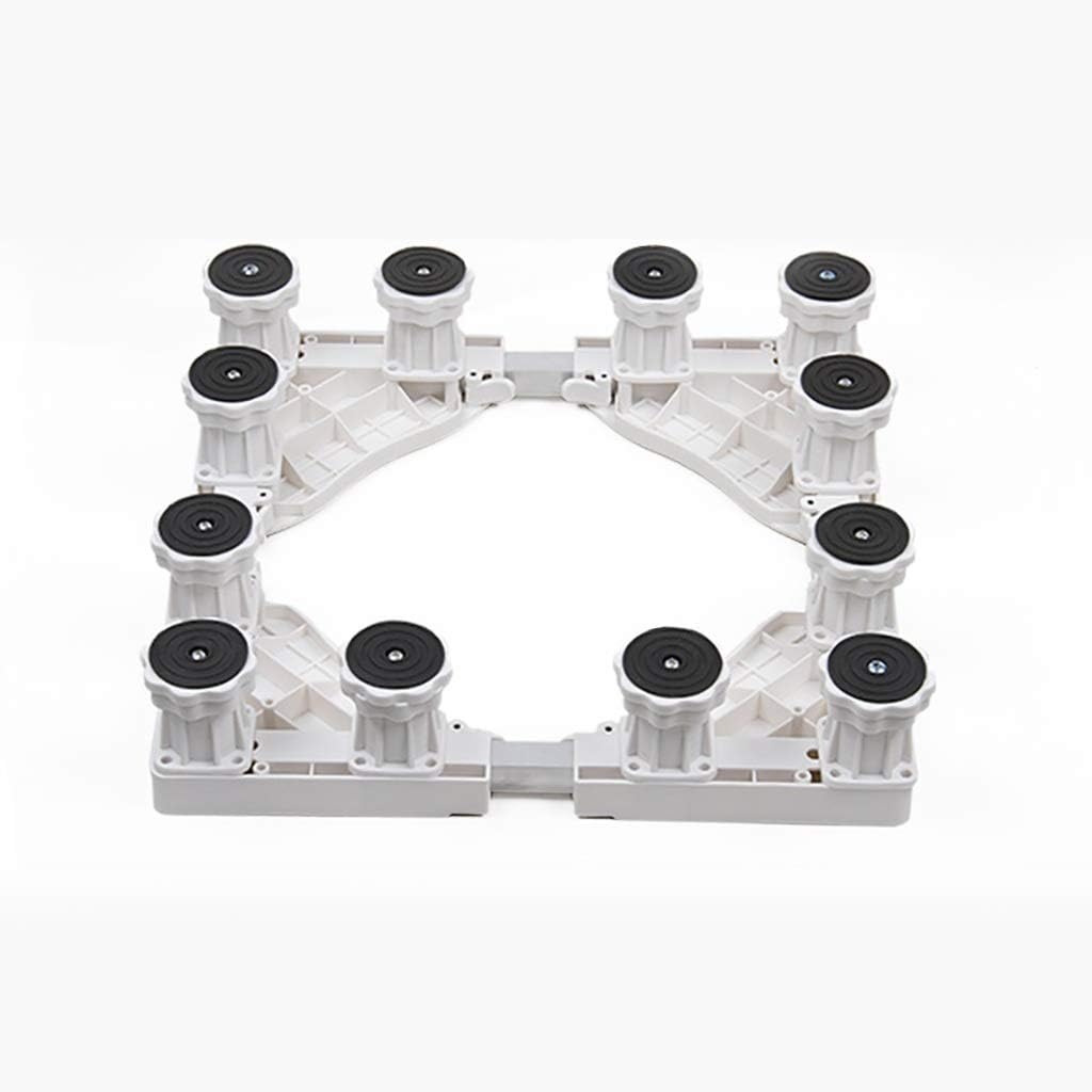 Portable Washing Machine Roller Pulley， Washing Machine Base Rack Bracket Roller pad high Automatic Refrigerator seat Universal Shelf Mobile Universal Wheel Appliance Base