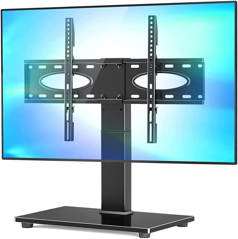 Cabinet Universal Swivel Tabletop, Universal Swivel for 37-55 Inch Tvs, Height Adjustable Tv Table Stand, Base Holds Up to 88Lbs