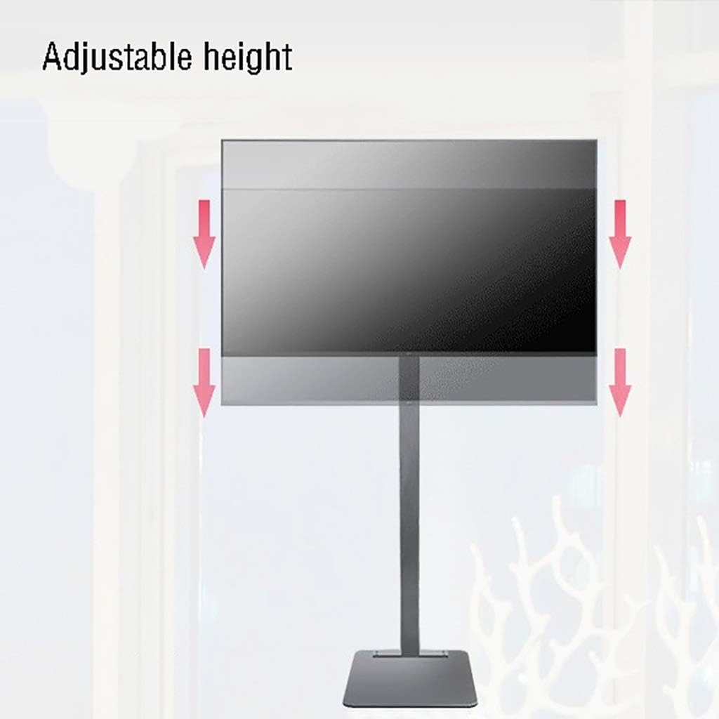 Universal TV Stand Hidden floor stand, monitor stand sub-base, floor TV hanger, mobile LCD universal cart, TV mobile stand, anti-knock arc design, upright integrated tray