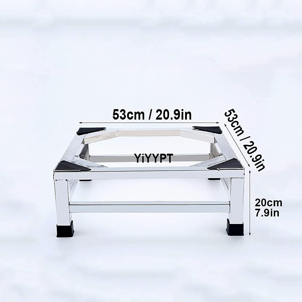 Washing Machine Stand Base Heavy Duty 4 Legs Refrigerator Holder Bracket Height 15cm/20cm Universal Fridge zer Stand Base for Dryer, ice Maker, cookers, Moisture Proof (