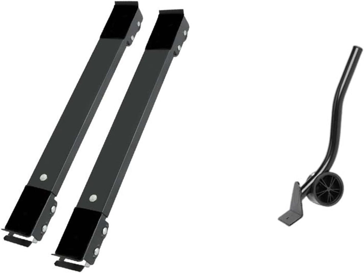 Washing Machine Stand Movable Refrigerator Raised Base Mobile Roller Bracket Wheel Bathroom Kitchen Accessories Home Appliance(Black Suit)
