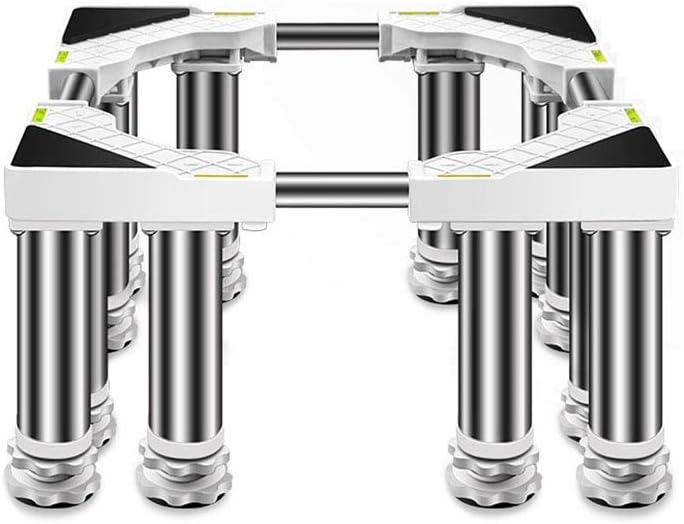 Heavy Duty Washing Machine Stand Universal Base Fridge Stand Multi-Functional Furniture Roller Holder Stand Dryer Shelf 4/8/12 Strong Feet Cabinet Cookers Washer Stand Pedesta