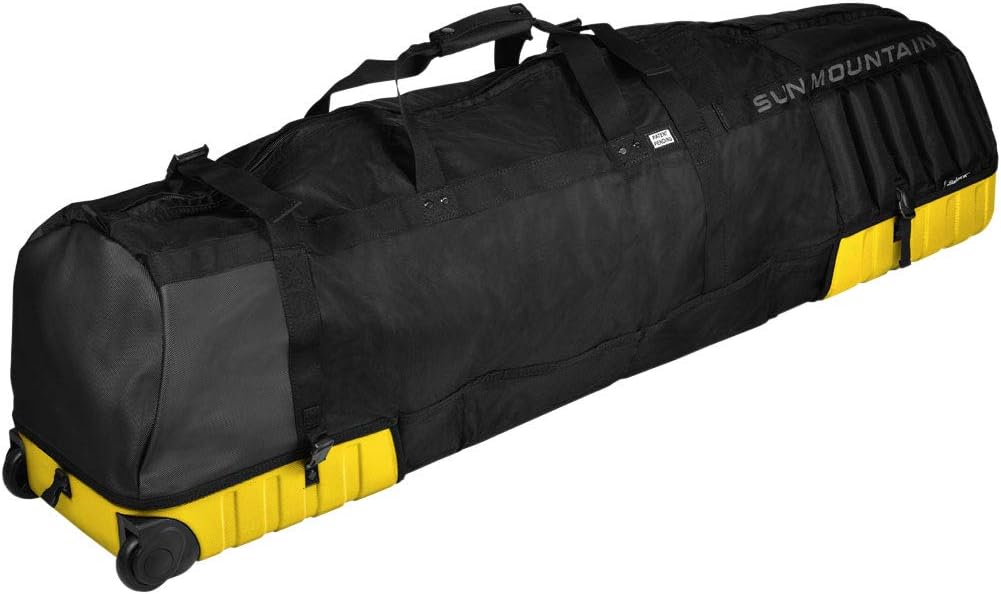 Sun Mountain Kube Golf Travel Bag, 2-Wheel Rolling System-Compact Storage Case