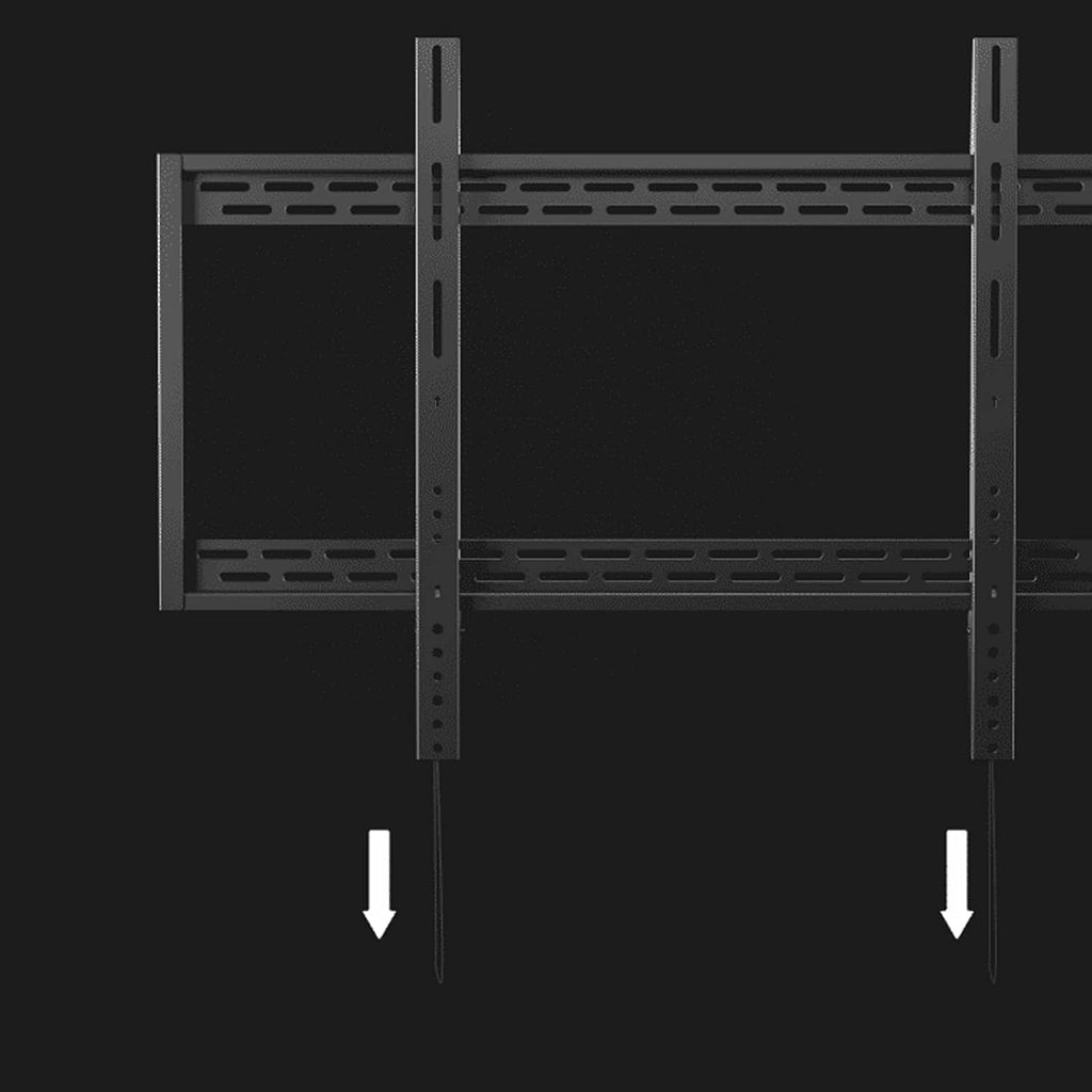 Universal TV Stand TV Stand Base Heavy Duty Wall-Mounted TV Bracket Low Profile Fixed Wall TV Bracket 60'-100' Large Screen TV Holder, Max 900x600mm Holds Up to 220lbs Tv Stand Mo