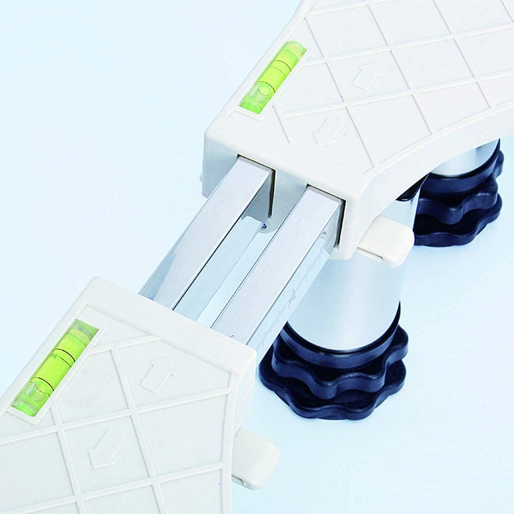 Adjustable Washing Machine Base Washing Machine Stand with 8 Legs Universal Holder for Dryer Length: 50-62cm Appliance Rollers Base Bracket Floor Trays for Refrigerator, Cooke