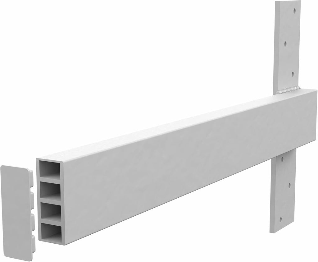 Original Free Floating Vanity Bracket® (Vertical 24 Inch - White)