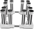 Adjustable Washing Machine Base Washing Machine Stand Universal Anti-Rust Heavy Duty Dryer Base Holder Bracket Length/Width 43-65cm Stand for Fridge, Air Conditioner, Dishwash