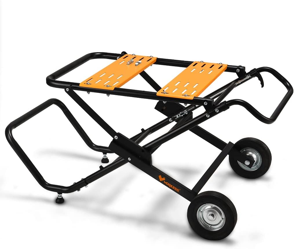 WORKESS Roller Support Stand Portable Table Saw Stand