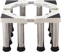 Washing Machine Stand Universal Anti-Rust Refrigerator Dryer Base Holder Bracket Adjustable Length/Width 42-68cm Heightened Stainless Steel Air Conditioner Pedestal (12legs