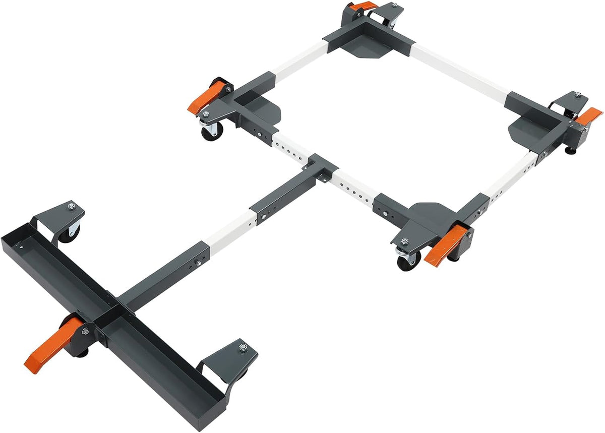 Undercat Mobile Base, Heavy Duty Universal Mobile Base with 6 Universal Wheels, 600 lbs Load Capacity, Adjustable Mobile Base for Mobilizing Small Mechanical Equipment, Home Appliances