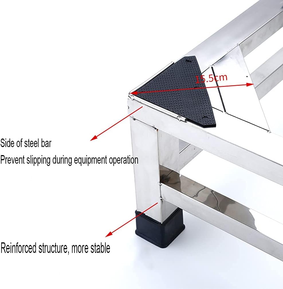 Adjustable Washing Machine Base Washing Machine Stand Base Heavy Duty 4 Legs Holder Bracket Height 15cm/20cm Universal Fridge zer Stand Base for Dryer, ice Maker, cookers,