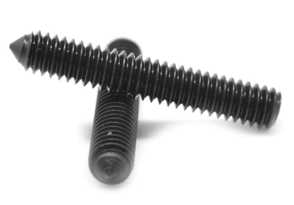 5/16'-18 x 5/16' Coarse Thread Socket Set Screw Cone Point Alloy Steel Black Oxide Pk 5000