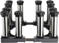 Adjustable Washing Machine Base Universal Base Dorm Fridge Stand Adjustable Length/Width 40-65cm Washing Machine Base with 4/8/12 Feet Fridge Trays Washer Bracket Height 24-27