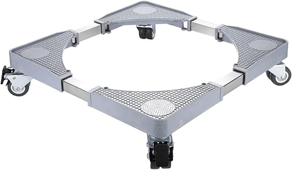 Home Universal Appliance Base Stand Movable Adjustable Wheels Trolley Pedestal Tray Holder Bracket for Washing Machine,Dryer and Refrigerator Fridges