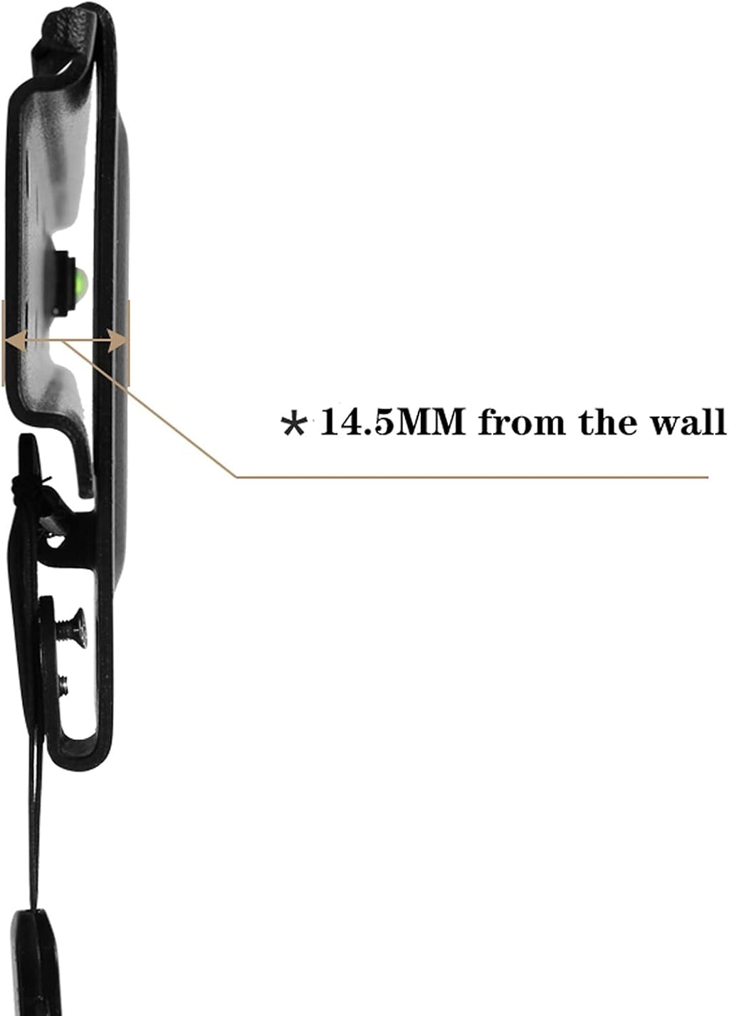 Universal TV Stand TV Stand Base Low Profile Fixed TV Wall Mount Bracket TV Bracket with Drawstring Snap Lock, Built-in Spirit Level 32'-60' Universal TV Mount, Holds Up to 110lbs