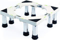 Adjustable Washing Machine Base Washing Machine Stand with 8 Legs Universal Holder for Dryer Length: 50-62cm Appliance Rollers Base Bracket Floor Trays for Refrigerator, Cooke