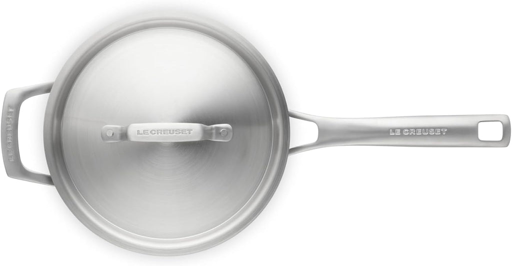 Le Creuset Stainless Steel Essential Saucepan, 4qt