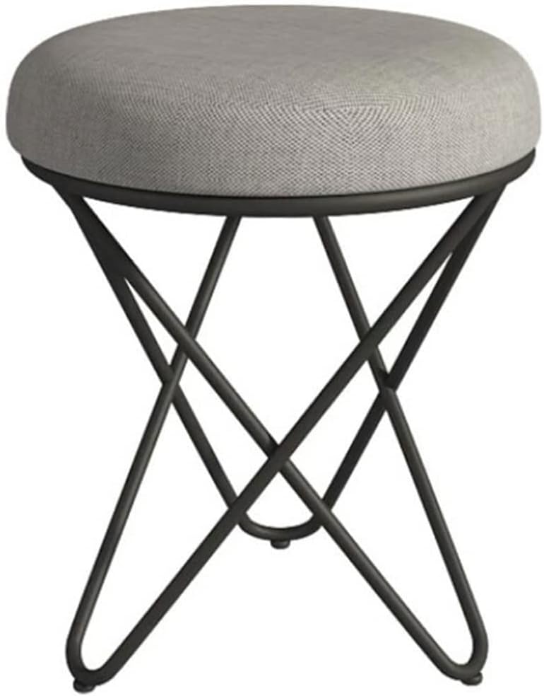 Piano Stool, Vanity Benches Footstools, Makeup Seat, Garden Stools, Dressing Stools, Desk Stools(Black-1)