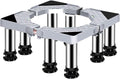 Washing Machine Stand Base Heavy Duty 4/8/12 Legs Adjustable Dryer Refrigerator Holder Bracket Length/Width 40-65cm Universal High Rack Wine Cooler Base Moisture Proof - 400kg