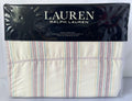 Lauren Ralph Lauren Claudia Stripe 4 pc Queen Sheet Set Multi Pink Stripe on Cream