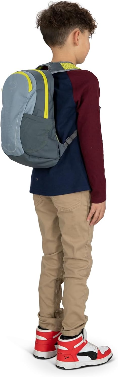 Osprey Daylite Jr. Kids' Commuter Backpack, Slate Grey/Tungsten