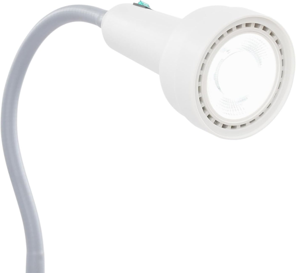 Exam Light 30W LED Medical Examination Light Lamp, Mobile 4-Legged Base w/Universal Wheels, 360° Adjustable Gooseneck LED Exam Light, Dental-Oral & Gynaecology Outpatient Cold Light Lamp (White)