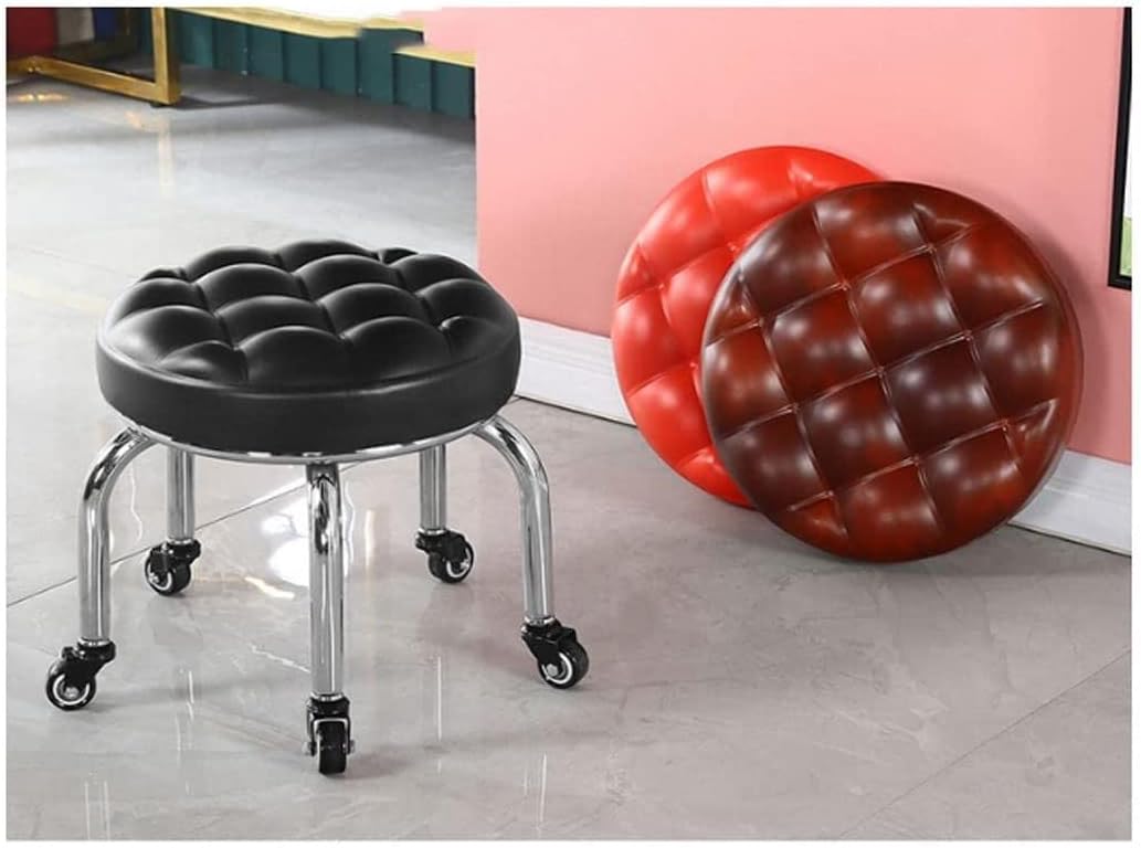 Leather Footstools, Vanity Benches, Piano Stool, Makeup Seat, Dressing Stools, Garden Stools,Brown
